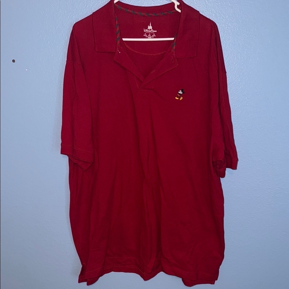 Disney WDW Classic Red Polo Shirt - Mens XXL. B3